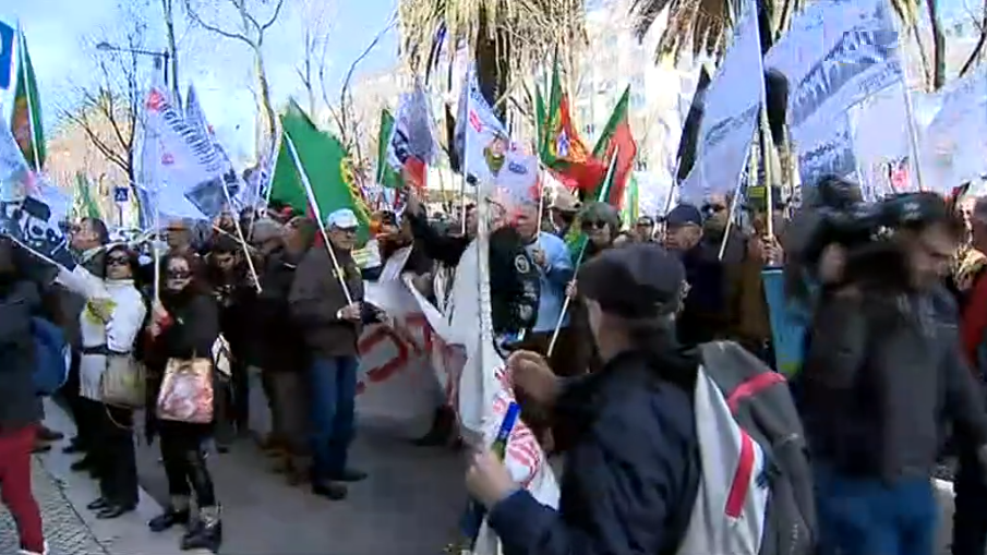 Protesto dos lesados do BES