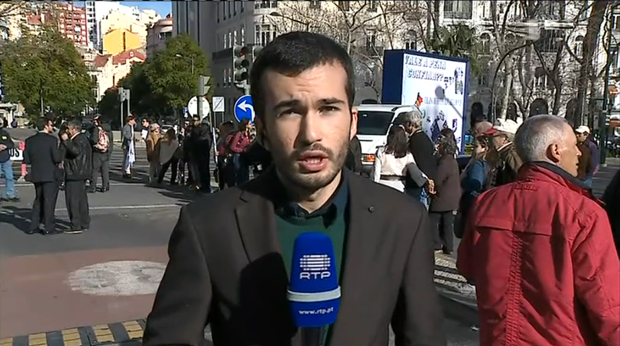 Protesto dos lesados do Papel Comercial do BES