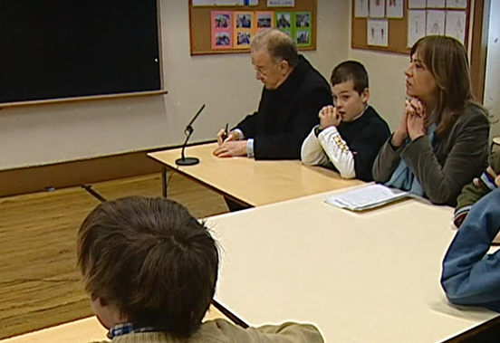 Visita de Jorge Sampaio a escola