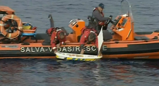 Embarcação estuda ventos na Ilha da Madeira