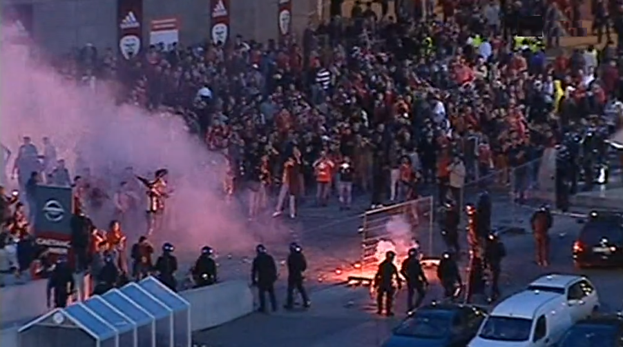 Futebol: Segurança para o Benfica vs FC Porto