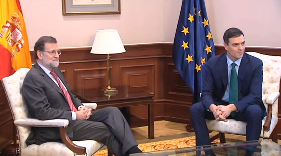 Encontro de Rajoy com Pedro Sánchez