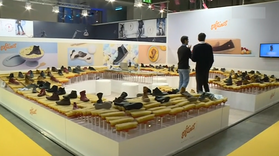 Feira Internacional de Calçado em Milão