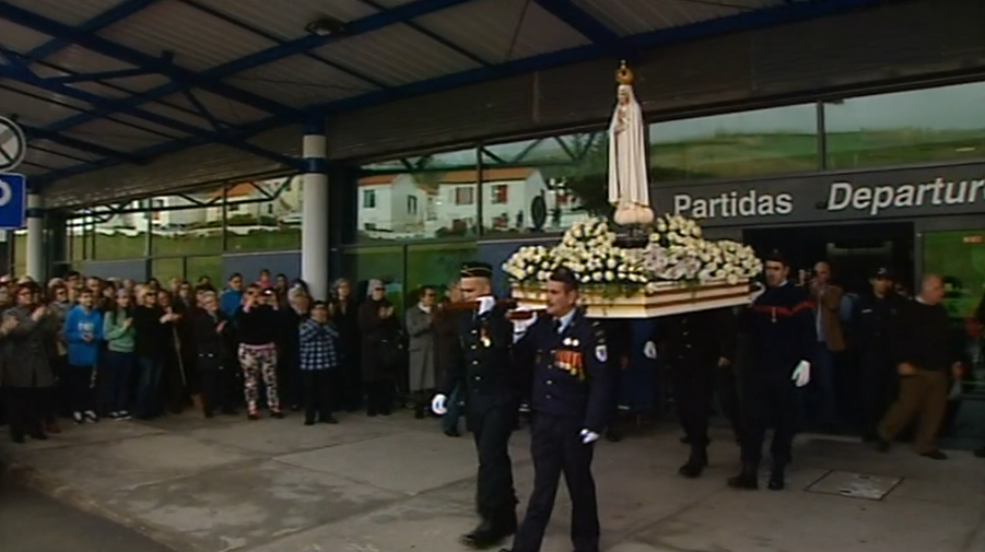 Chegada da Imagem Peregrina de Fátima à Ilha do Faial