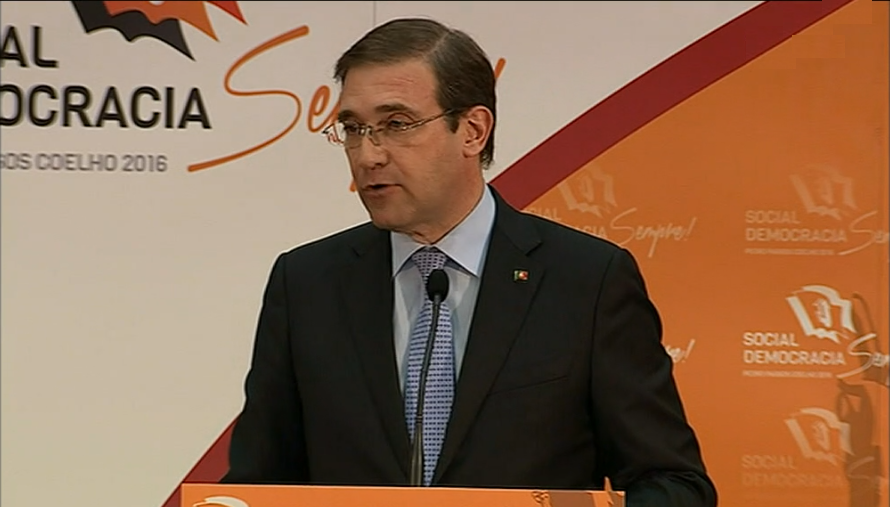 Passos Coelho recandidata-se à presidência do PSD