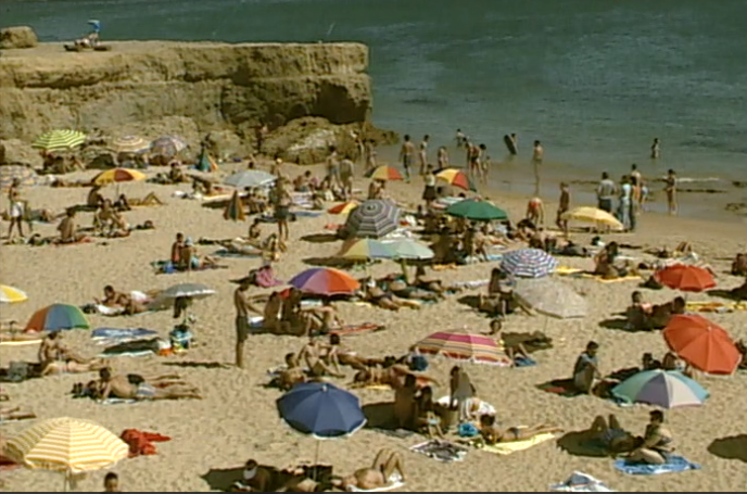 Praias cheias no Algarve
