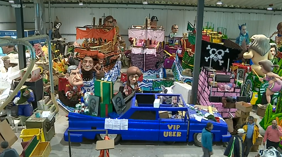 Preparativos para o Carnaval em Loulé