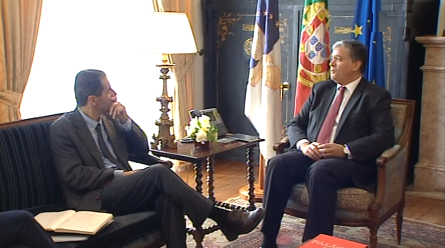 Presidente do Governo Regional recebe Manuel Heitor