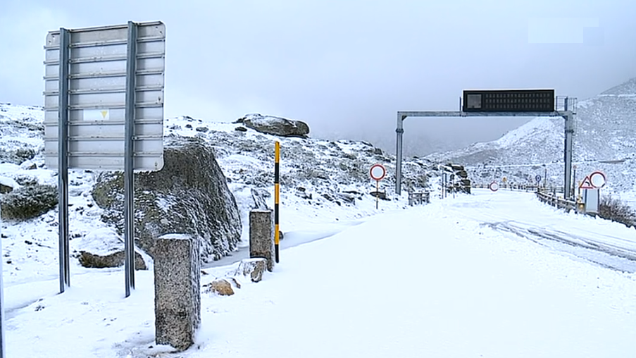 Nevão na Serra da Estrela