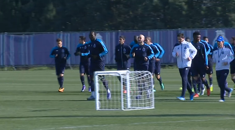 Futebol: treino do FC Porto