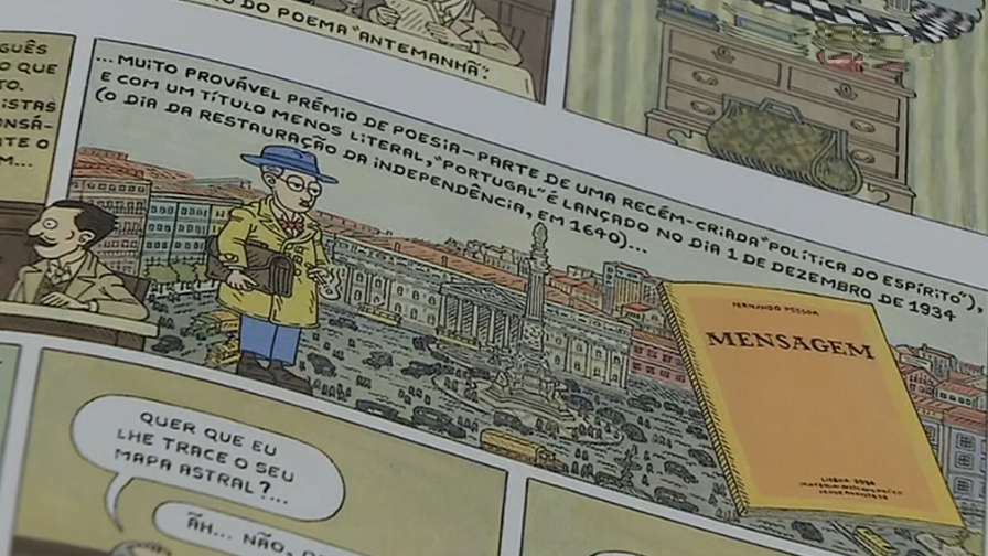 Vida de Fernando Pessoa em BD