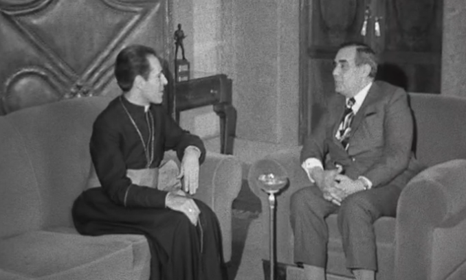 Adelino da Palma Carlos recebe Dom António Ribeiro