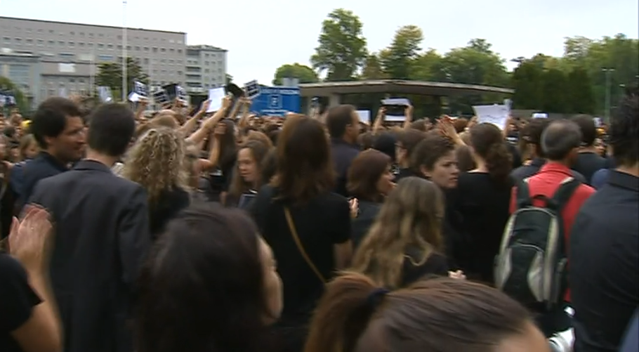 Enfermeiros em greve