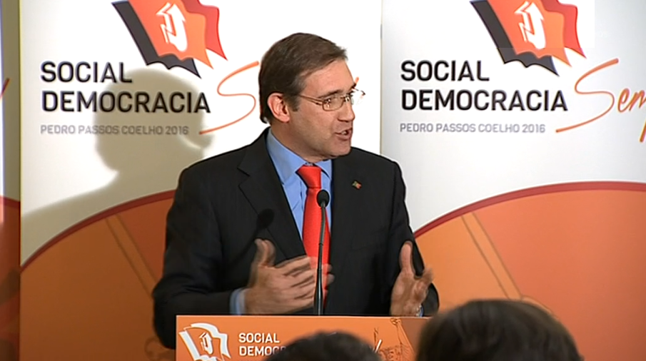 Críticas de Passos Coelho ao Governo