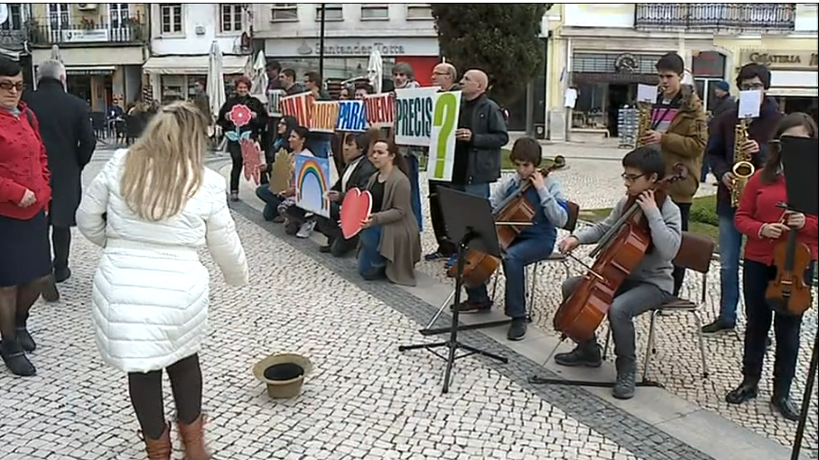 Peditório da Cáritas em Coimbra
