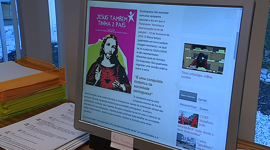 Cartaz político do BE gera polémica