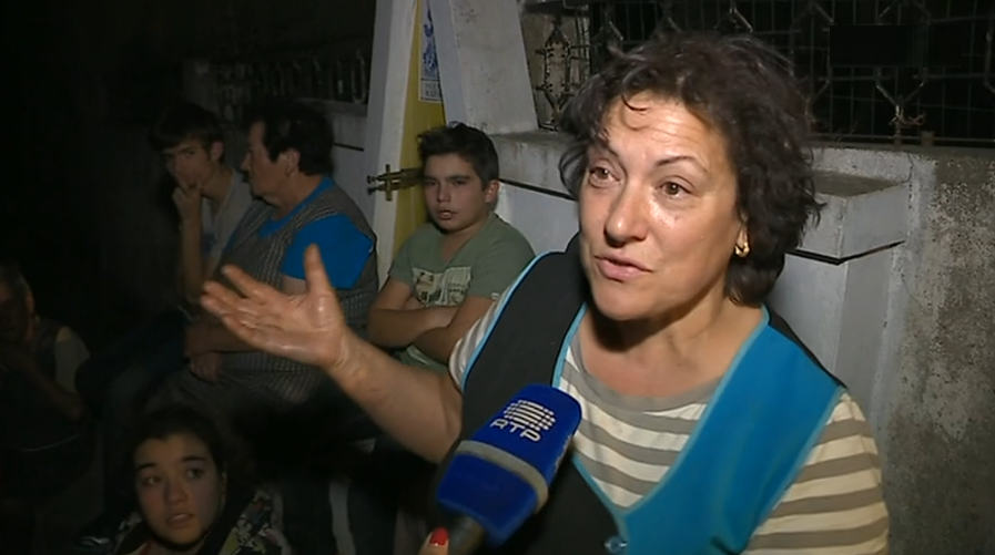 Declarações de testemunha do incêndio em Penacova