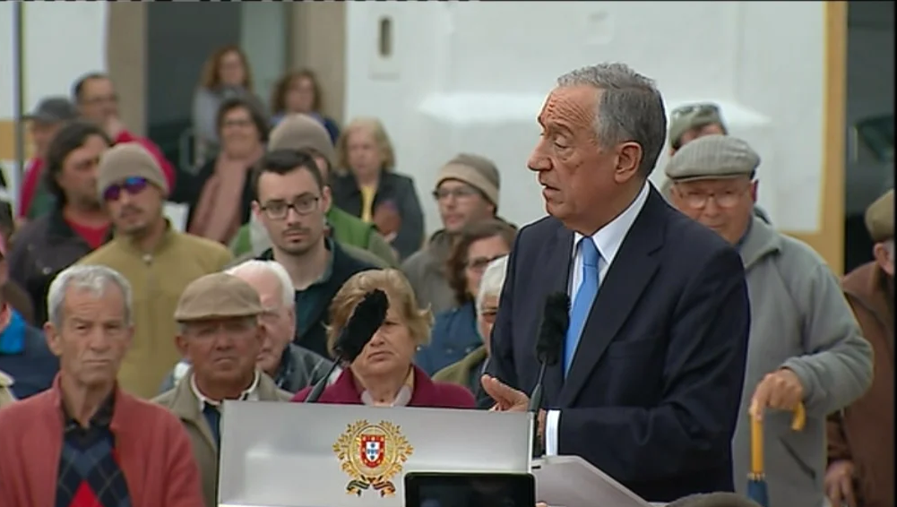 Marcelo Rebelo de Sousa em Fronteira