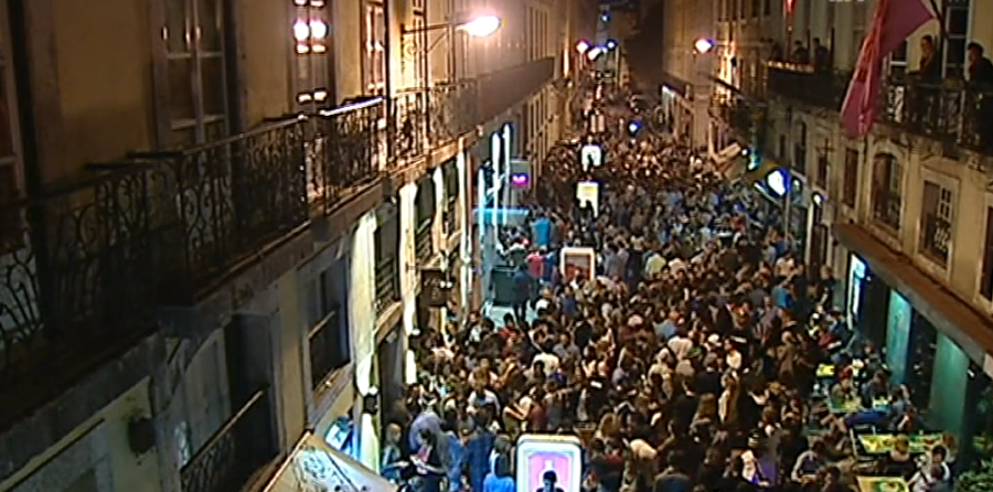 Contestação aos locais de diversão noturna que provocam poluição sonora