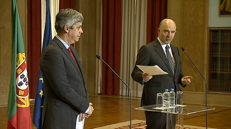 Moscovici reúne-se em Lisboa com Costa e Centeno