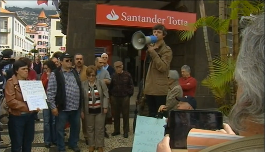 Manifestação de lesados do Banif