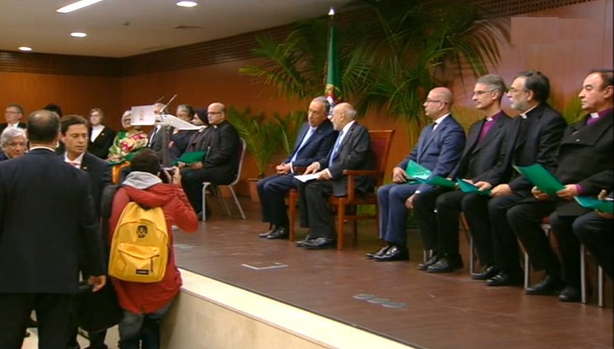 Marcelo Rebelo de Sousa na Mesquita Central de Lisboa
