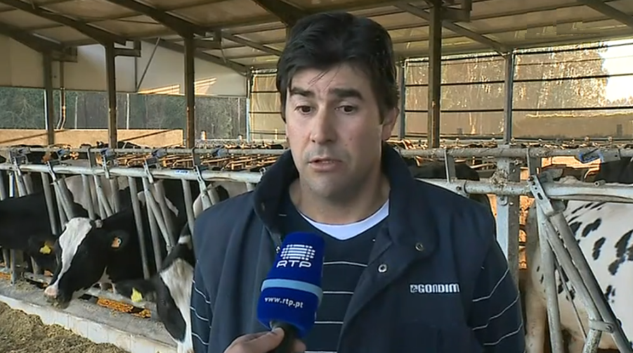 Protesto de produtores de leite e de carne