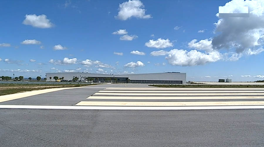 Obras de construção de aeródromo de Castelo Branco