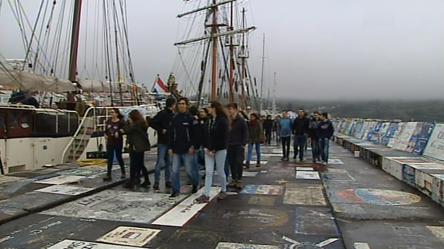 Navio escola holandês “Regina Maris” no Faial