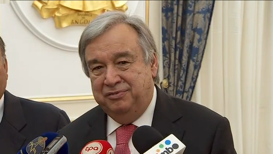 António Guterres visita Angola