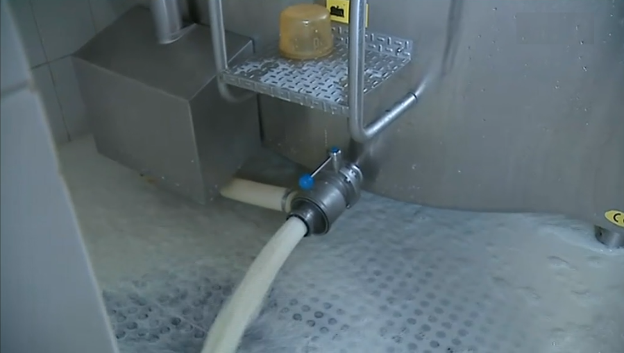 Protesto dos produtores de leite