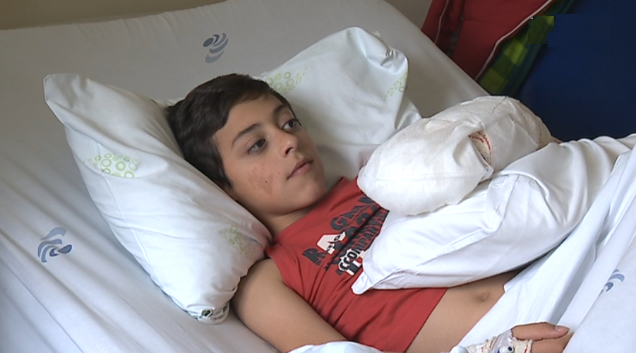 Reimplante de dedos em criança