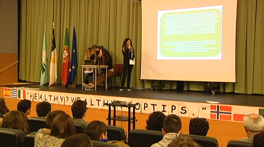 Intercâmbio Internacional sobre alimentação “Projeto Fora de Portas”