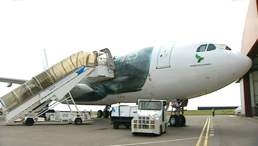 Batismo do novo avião da SATA