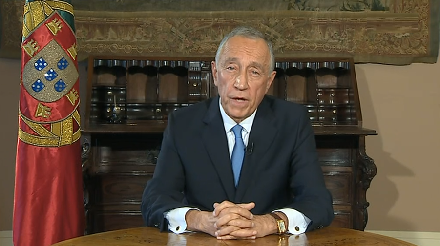 Primeiro comunicado ao país de Marcelo Rebelo de Sousa