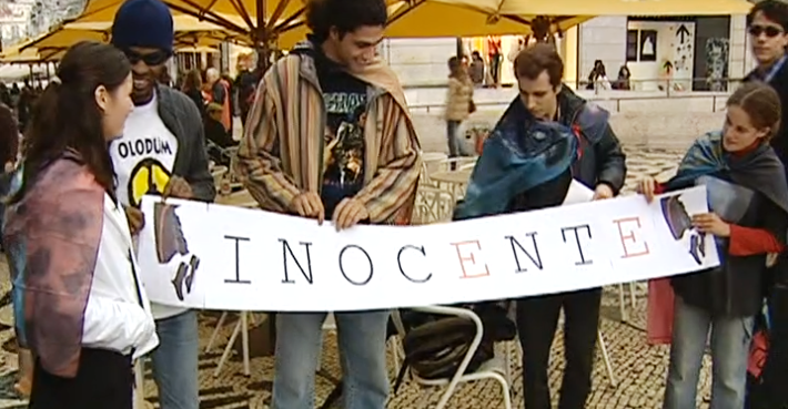 Manifestação de apoio a Michael Jackson