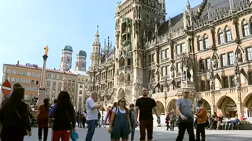 Adeptos do Benfica em Munique
