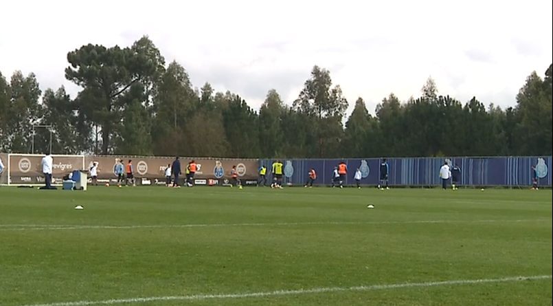 Futebol: treino do FC Porto