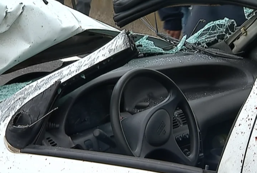 Acidente rodoviário na autoestrada A22