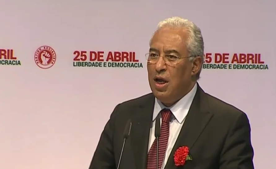 António Costa nas comemorações do 25 de abril