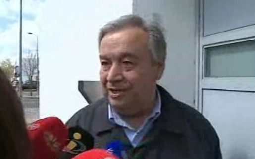 António Guterres visita José Sócrates na prisão