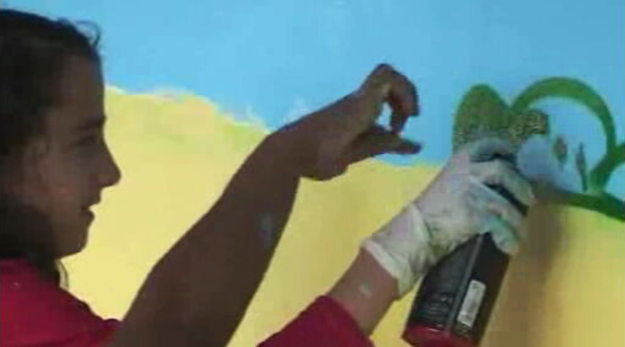 Arte urbana em bairro social