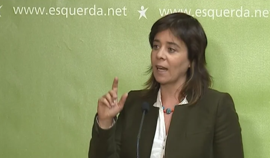 Catarina Martins em Coimbra