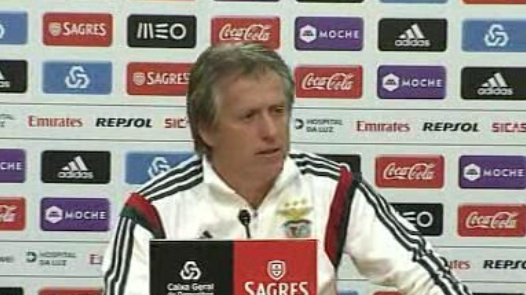 Futebol: Conferência de imprensa de Jorge Jesus