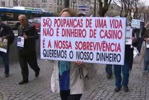 Manifestações dos clientes lesados do BES