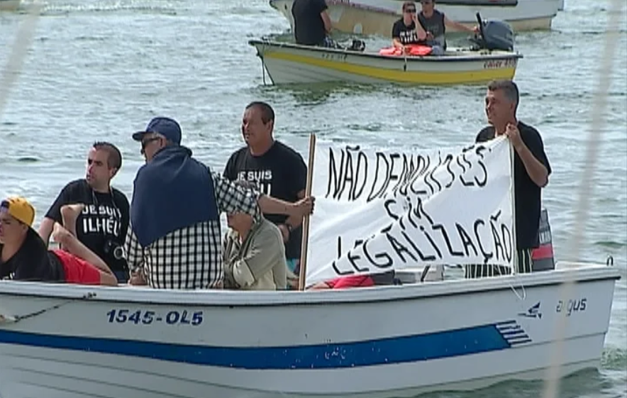Protesto contra demolições nas Ilhas da Ria Formosa