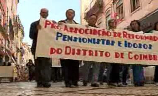 Protesto pensionistas