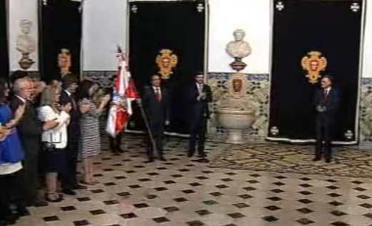 Condecoração a Santarém