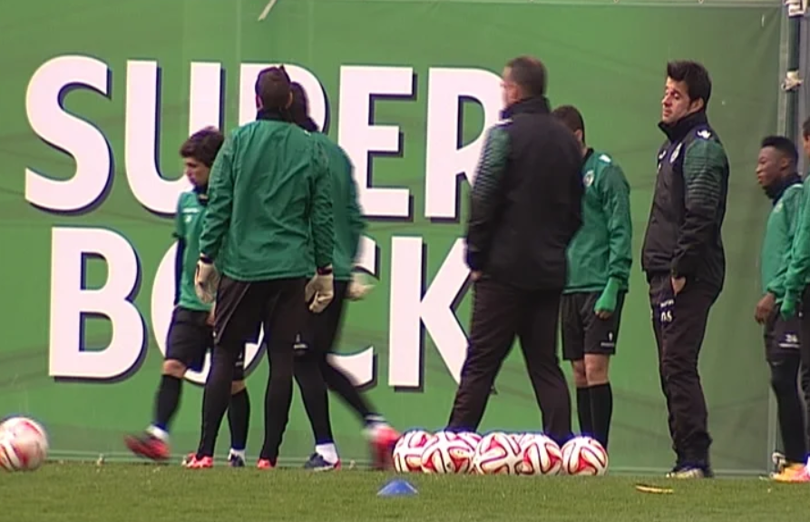 Futebol: Treino do Sporting