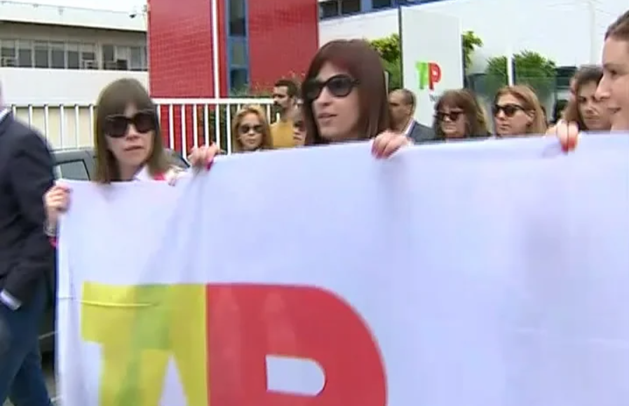 Marcha silenciosa dos trabalhadores da TAP